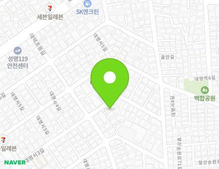 대구광역시 남구 대명서3길 40-1 (대명동, 태양빌라) 지도