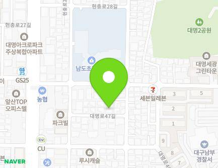 대구광역시 남구 대명로47길 43-6 (대명동, 평창빌라) 지도