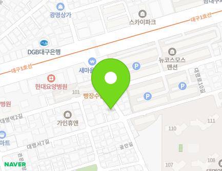 대구광역시 남구 골안길 22 (대명동) 지도