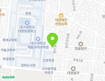 대구광역시 남구 명덕로14길 66 (대명동) 지도