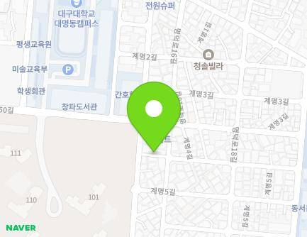 대구광역시 남구 명덕로14길 91-3 (대명동) 지도