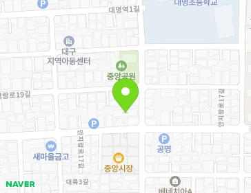 대구광역시 남구 대명로20길 42 (대명동) 지도