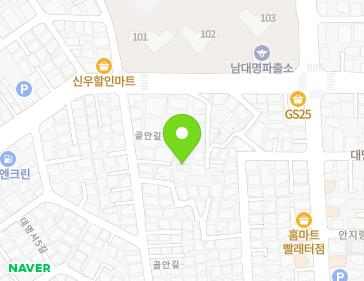 대구광역시 남구 골안길 97-7 (대명동) 지도