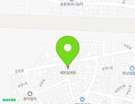 대구광역시 남구 삼정3길 1 (봉덕동) 지도
