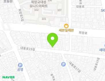 대구광역시 남구 대봉로19길 42-2 (이천동) 지도