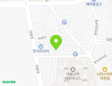 대구광역시 남구 대봉로34길 11 (이천동) 지도