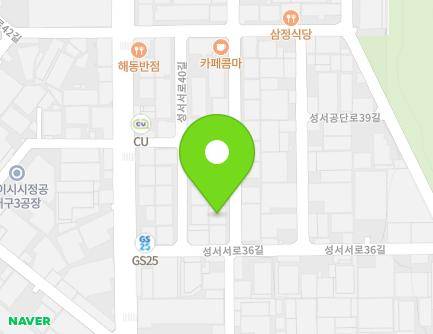 대구광역시 달서구 성서서로36안길 3 (갈산동) 지도