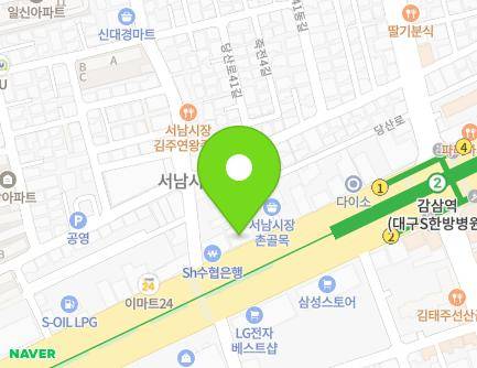 대구광역시 달서구 달구벌대로 1647 (감삼동) 지도