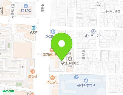 대구광역시 달서구 와룡로28안길 7 (감삼동) 지도