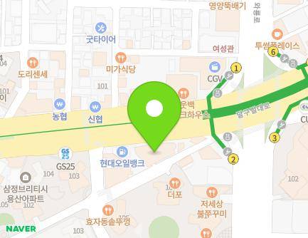 대구광역시 달서구 달구벌대로 1542 (감삼동) 지도