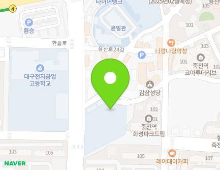 대구광역시 달서구 와룡로33길 51 (감삼동) 지도