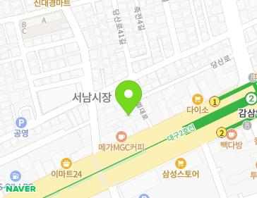 대구광역시 달서구 달구벌대로 1651-3 (감삼동) 지도