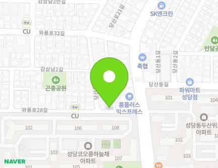 대구광역시 달서구 와룡로28길 119 (감삼동) 지도