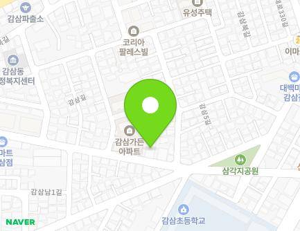 대구광역시 달서구 감삼길 115 (감삼동, 태양연립주택) 지도