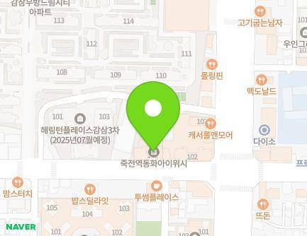대구광역시 달서구 와룡로 123 (감삼동, 죽전역동화아이위시) 지도
