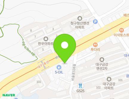 대구광역시 달서구 비슬로 2682 (대곡동) 지도