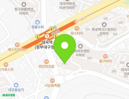 대구광역시 달서구 명천로 5-3 (대곡동, 대영빌라) 지도