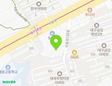 대구광역시 달서구 비슬로538길 20-3 (대곡동, 미래하이츠) 지도