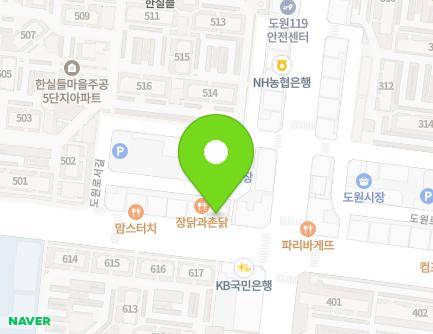 대구광역시 달서구 한실로 75 (도원동) 지도