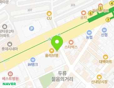 대구광역시 달서구 달구벌대로 1706 (두류동) 지도