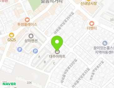 대구광역시 달서구 야외음악당로39서길 45 (두류동, 대림대흥대주아파트) 지도