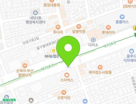 대구광역시 달서구 달구벌대로 1800-1 (두류동, 구두수선대41) 지도