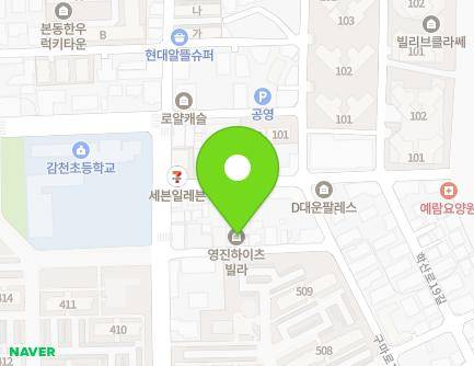 대구광역시 달서구 구마로12길 61-13 (본동, 영진하이츠빌라) 지도