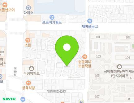 대구광역시 달서구 와룡로22길 27-8 (본리동, 세양빌라) 지도