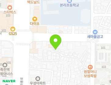 대구광역시 달서구 와룡로24길 23-2 (본리동) 지도