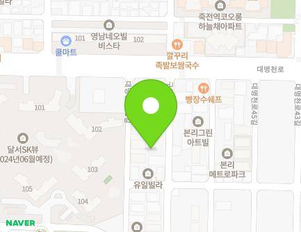 대구광역시 달서구 구마로11길 75 (본리동) 지도
