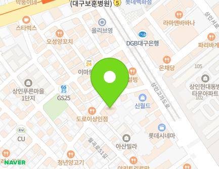대구광역시 달서구 월곡로51길 17 (상인동) 지도