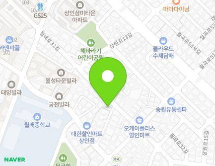 대구광역시 달서구 월배로32길 74 (상인동) 지도