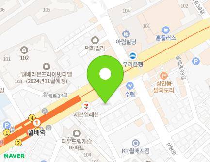 대구광역시 달서구 월배로 166 (상인동) 지도
