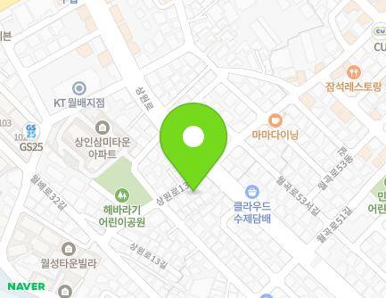 대구광역시 달서구 상원로13길 5 (상인동) 지도