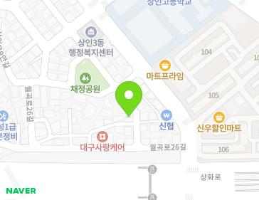 대구광역시 달서구 월곡로26안길 7 (상인동) 지도