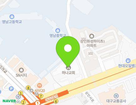 대구광역시 달서구 월배로 235 (상인동) 지도