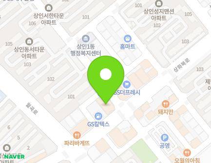 대구광역시 달서구 상화북로 181 (상인동) 지도