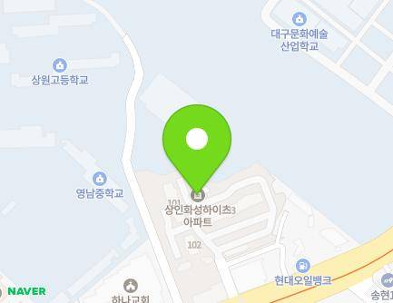 대구광역시 달서구 월배로 245 (상인동, 상인화성하이츠) 지도