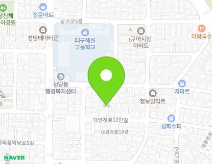 대구광역시 달서구 대명천로12안길 9-1 (성당동) 지도