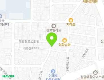 대구광역시 달서구 대명천로10길 32 (성당동) 지도