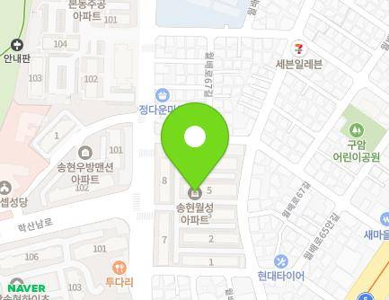 대구광역시 달서구 송현로16길 43 (송현동, 월성아파트) 지도