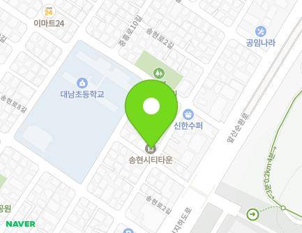 대구광역시 달서구 송현로2길 71 (송현동, 시티타운) 지도
