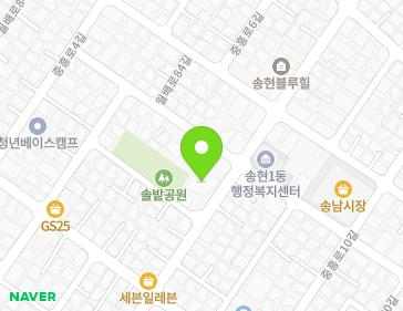 대구광역시 달서구 중흥로8길 50 (송현동) 지도