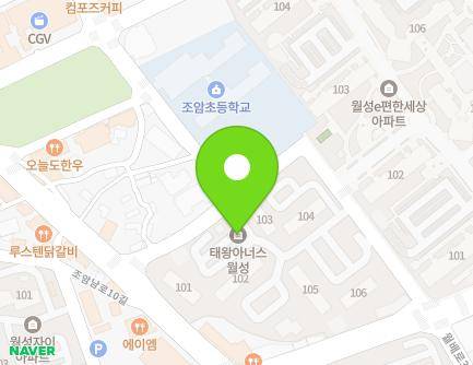 대구광역시 달서구 조암남로 24 (월성동, 태왕아너스월성) 지도