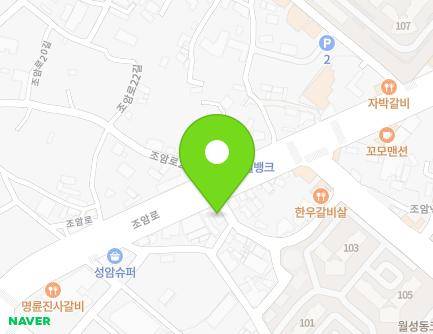 대구광역시 달서구 조암로 89 (월성동) 지도