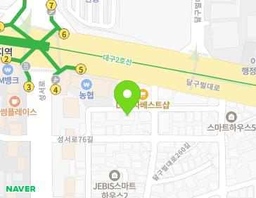 대구광역시 달서구 성서로72안길 46 (이곡동, 자연빌라) 지도