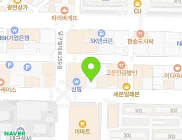 대구광역시 달서구 이곡동로 25 (이곡동) 지도