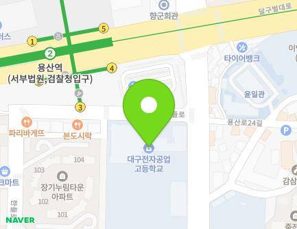 대구광역시 달서구 용산로 113 (장기동, 대구전자공업고등학교) 지도