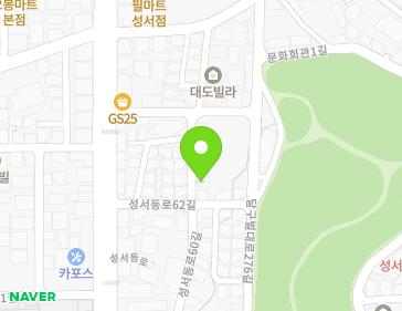 대구광역시 달서구 성서동로60길 38 (장기동) 지도