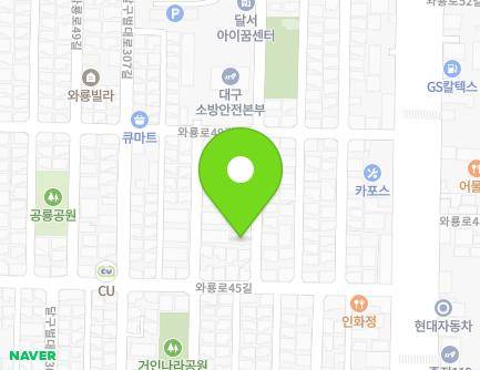 대구광역시 달서구 와룡로45길 24-7 (죽전동, 명광그린빌) 지도